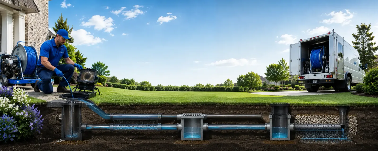 Outdoor drain cleaning information for Orangevale, CA